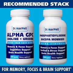 Alpha GPC 600Mg + Uridine, a Choline Enhancer. Better than Alpha-Gpc or Uridine