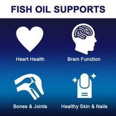 Molecularly Distilled Omega-3 Fish Oil 3x Strength Highest Potency 120 Sgels