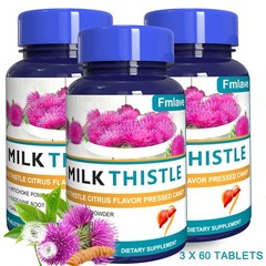 3pc Liver Cleanse Detox Repair Formula w/Turmeric, Milk Thistle, Dandelion 180ct