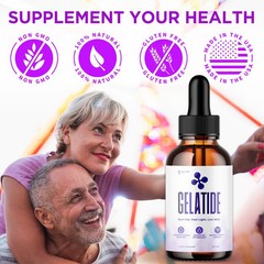 (5 Pack) Gelatide Drops innovative Health & Fitness Supplement Gela Tide 150 …