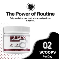 ( 2 Pack ) Eremax Powder – Men’s Vitality & Performance Support Supplement