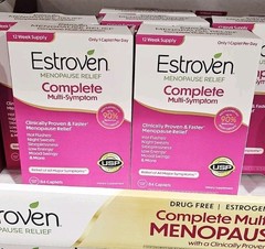 2pk Estroven Complete Multi-Symptom Menopause Relief, 84 Caplets X 2 Exp 2027