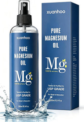 100% Pure Magnesium Oil Spray 10.14Oz for Sleep & Muscle Relief&Migraines | Topi