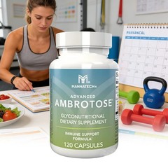 1pc Mannatech Advanced Ambrotose 120 Capsules Glyconutrient Dietary Supplement