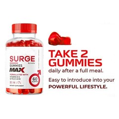 Vital Surge Male Gummies Maximum Strength Vital Surge Advanced Formula 60 Count