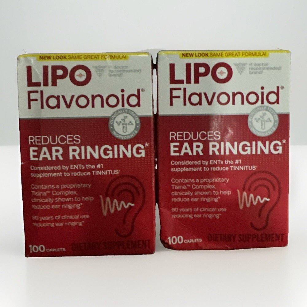 Lot Of (2)~Lipo-Flavonoid Ear Health – 100 Count Exp 02/2027