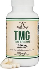TMG Trimethylglycine Supplement 1,000mg Per Serving, 180 Capsules