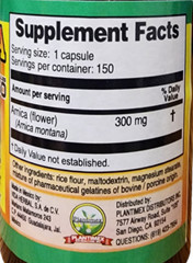2 Packs Arnica Montana 300 Capsules Support for Swelling & Bruises
