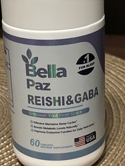 Maysex Bella Paz Reishi GABA Supplement * Metabolism Sleep Stress * 60ct Tablets