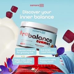 Saffron for Kids | Saffron Gummies for Kids Supports Happy Mood & Temper Cont…