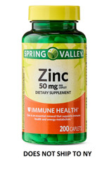 Spring Valley Zinc 50mg Capsule – 200 Count new free shipping