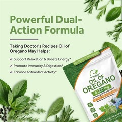 1 Pack Oil of Oregano & Black Seed Softgels Count ,Immune Support,180 capsules