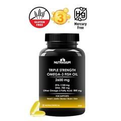 Nutra.sium Triple Strength Omega 3 2600mg 30 Softgels