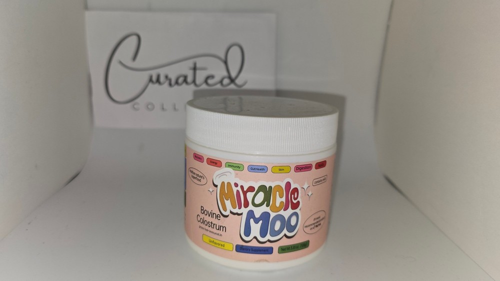 Miracle Moo Bovine Colostrum Powder Supplement Gut Health Immunity Exp 02/27