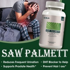 Saw Palmetto Capsules – Premium Prostate Health Support Supplement for Men 120Pc