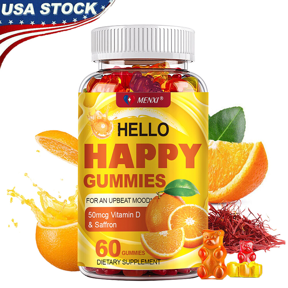 Adaptogen Stress Gummies – Cortisol Balance & Nervous System Calm Support 60PCS