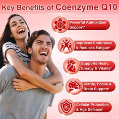 CoQ10 400mg Extra Strength – 300 Softgels (150-Day Supply) – With MCT Oil for…
