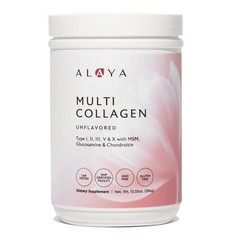 Alaya Multi Collagen Powder – Type I, II, III, V, X 13.55 Ounce (Pack of 1)