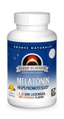 Source Naturals Melatonin Orange 1 mg 300 Lozenges
