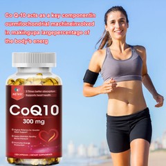 120-480Pc Coenzyme Q-10 Antioxidant Heart Health Support Increase Energy Stamina