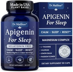 Natural Sleep Aid Supplement L-Theanine Magnesium Plant Based