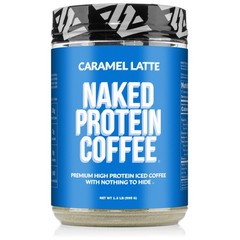 NAKED Caramel Latte Protein Coffee – Premium Colombian Iced Coffee Protein Sh…
