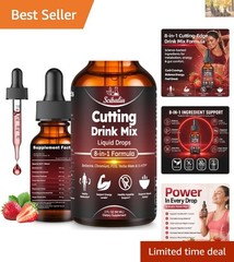 Sugar-Free Cutting Mix Drops for Metabolism & Gut Health – Strawberry Flavor