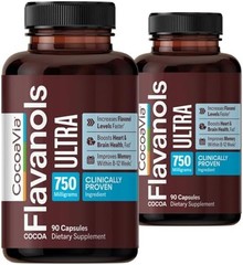 CocoaVia Ultra 750mg Cocoa Flavanols – Heart & Brain Support, Memory & Blood …