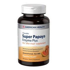 Chewable Super Papaya Enzyme Plus – 180 Chewable Tablets