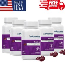5Pack EyePromise Restore Macular Health Supplement 180 Softgels NEW SEALED USA