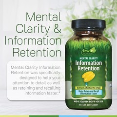 Cognitive Function Support with Ginseng Softgels – 60 Liquid Gel Capsules
