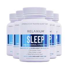 Relaxium Sleep Natural Dietary Supplement For Better Sleep 300 Caps | Pack of 5