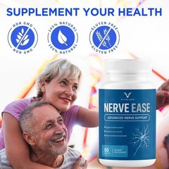 (5 Pack) Nerve Ease Nootropic Nerve Support Max Supplement NerveEase 300 Capsule