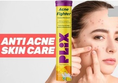 PLIX Acne Fighter (15 Effervescent Tablets) for Acne Free Glowing Radiant Skin