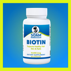 BIOTIN – Vitamin Supplement – For Women & Men – Supports Hair, Skin and nails