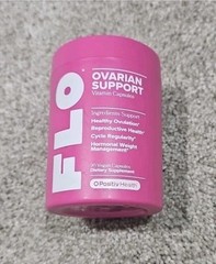 FLO Ovarian Support Vitamin 90 Vegan Capsules Dietary Supplement Hormone Balance