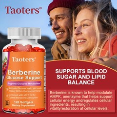 Premium Berberine 30/60/120ct Natural Healthy Cardiovascular Glucose Support