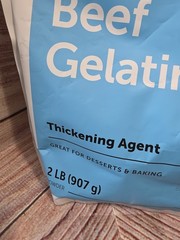 Micro Ingredients Beef Gelatin Powder, Unflavored, 2 lb (907 g) Exp 3/2029