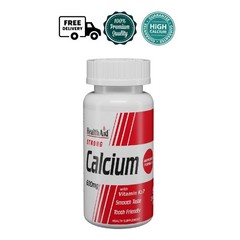 Health.Aid Strong Calcium 600mg D3 K2-7 60 Chew Tablets