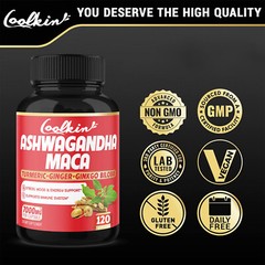 Ashwagandha & Maca 7000mg – Men’s Health,Testosterone Booster,Energy & Endurance