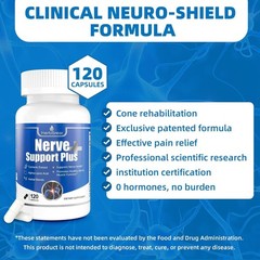 HerbGreat Nerve Support Discomfort Relief/ Plus Alpha Lipoic Acid B12 Turmeric..