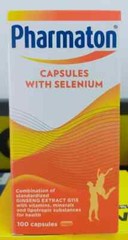 1x Pharmaton Ginseng Extract G115 (100 Capsules) Swiss Quality New Package Same