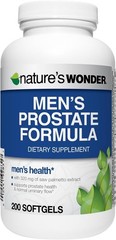 Nature’s Wonder Men’s Prostate Formula w/ Saw Palmetto Beta-Sitosterol – 200ct.