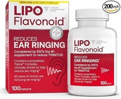 Lipo Flavonoid Plus 100 Caplets Plus For Ear Ringing Health (Pack Of 2 Bottles)