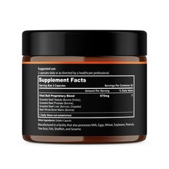 Vital Bull Beef Organ Supplement for Men with Grass Fed Liver, Testicle, Pros…
