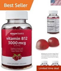 Vitamin B12 3000 mcg Gummies, Normal Energy Production and Metabolism, Immune…