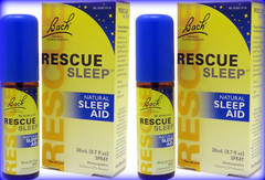 2 bottles ( 0.7 fl. oz. / 20 ml EACH) Bach RESCUE REMEDY SLEEP Spray, 2 Pack