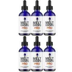 Melt Drops Pro for Weight Loss – Premium Fat Burning Support – 6 Bottles