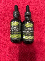 2 Pack Chlorophyll Liquid Drops All-Natural Concentrate Energy Booster Detox
