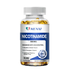 Resveratrol Capsules NAD Supplement Nicotinamide Immune Support Energy NON GMO